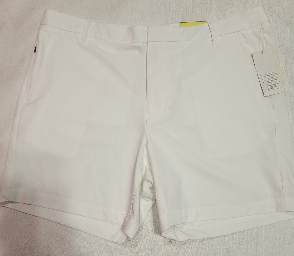 White golf shorts men size 40'' waist 16'' length All in motion